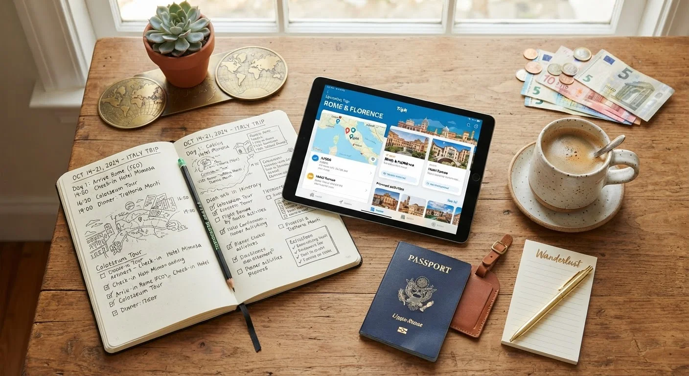 Digital Tools vs. Paper Planning: Organizing a Trip Your Way