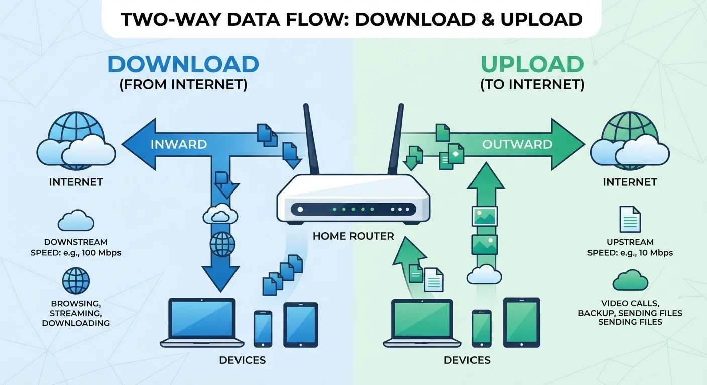 Download Speed vs. Upload Speed: Why Both Numbers Matter