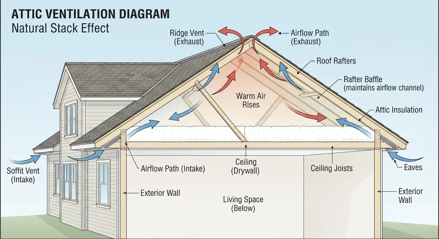 How Proper Attic Ventilation Protects Your Roof, Insulation, and Energy Bills