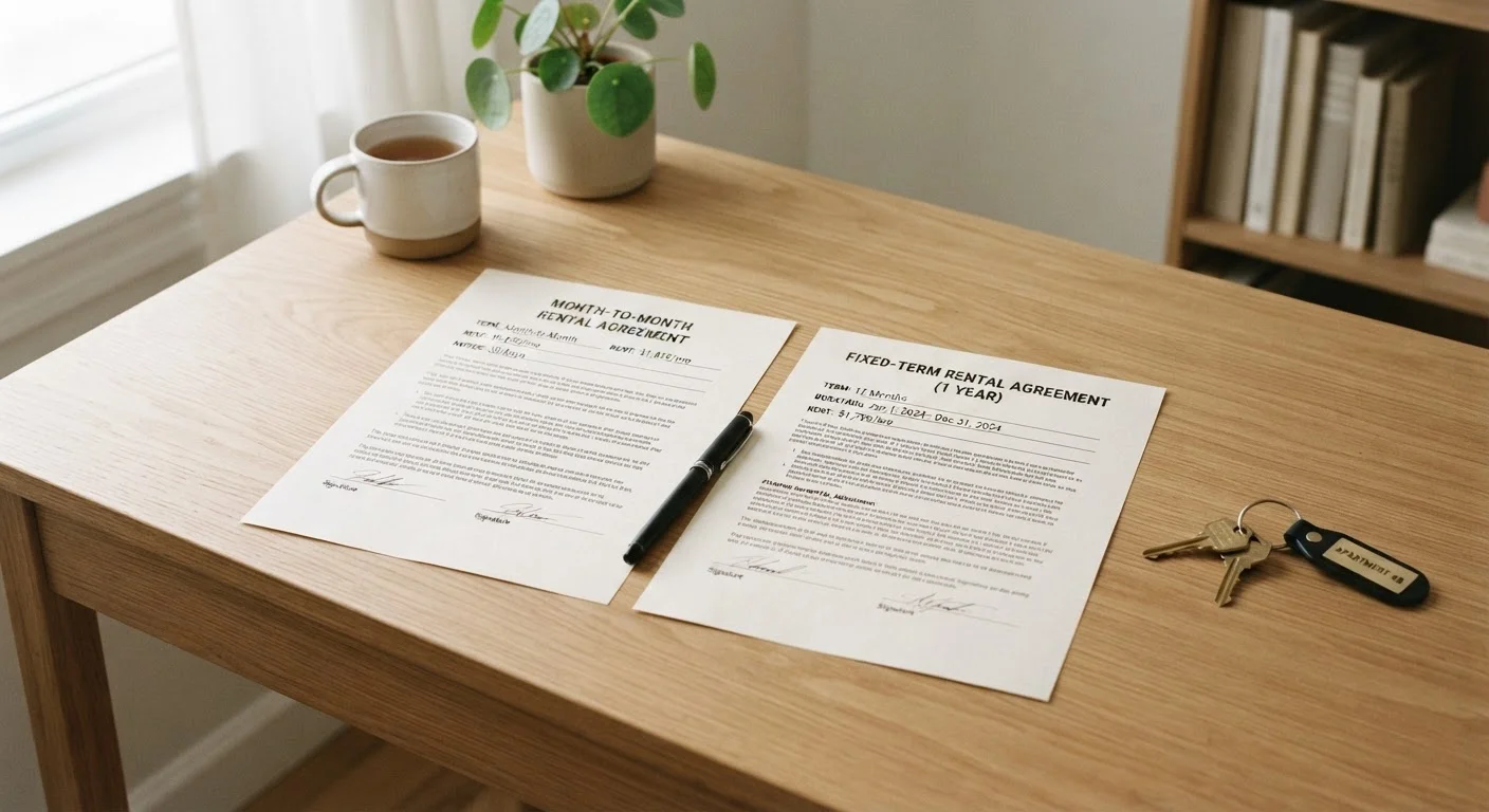Month-to-Month vs. Fixed-Term Lease: Which One Actually Fits Your Situation