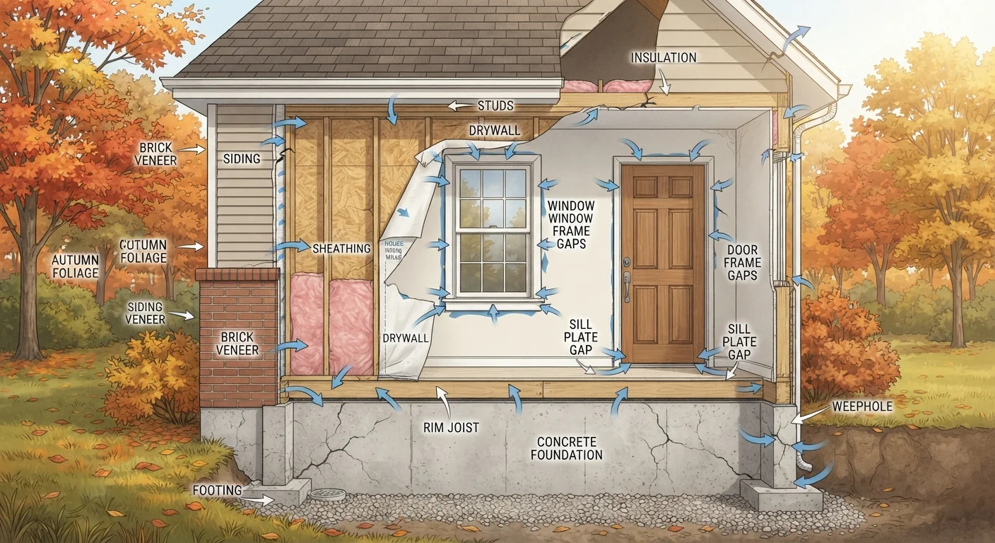 Weatherproofing a Home: Where Air and Moisture Actually Sneak In