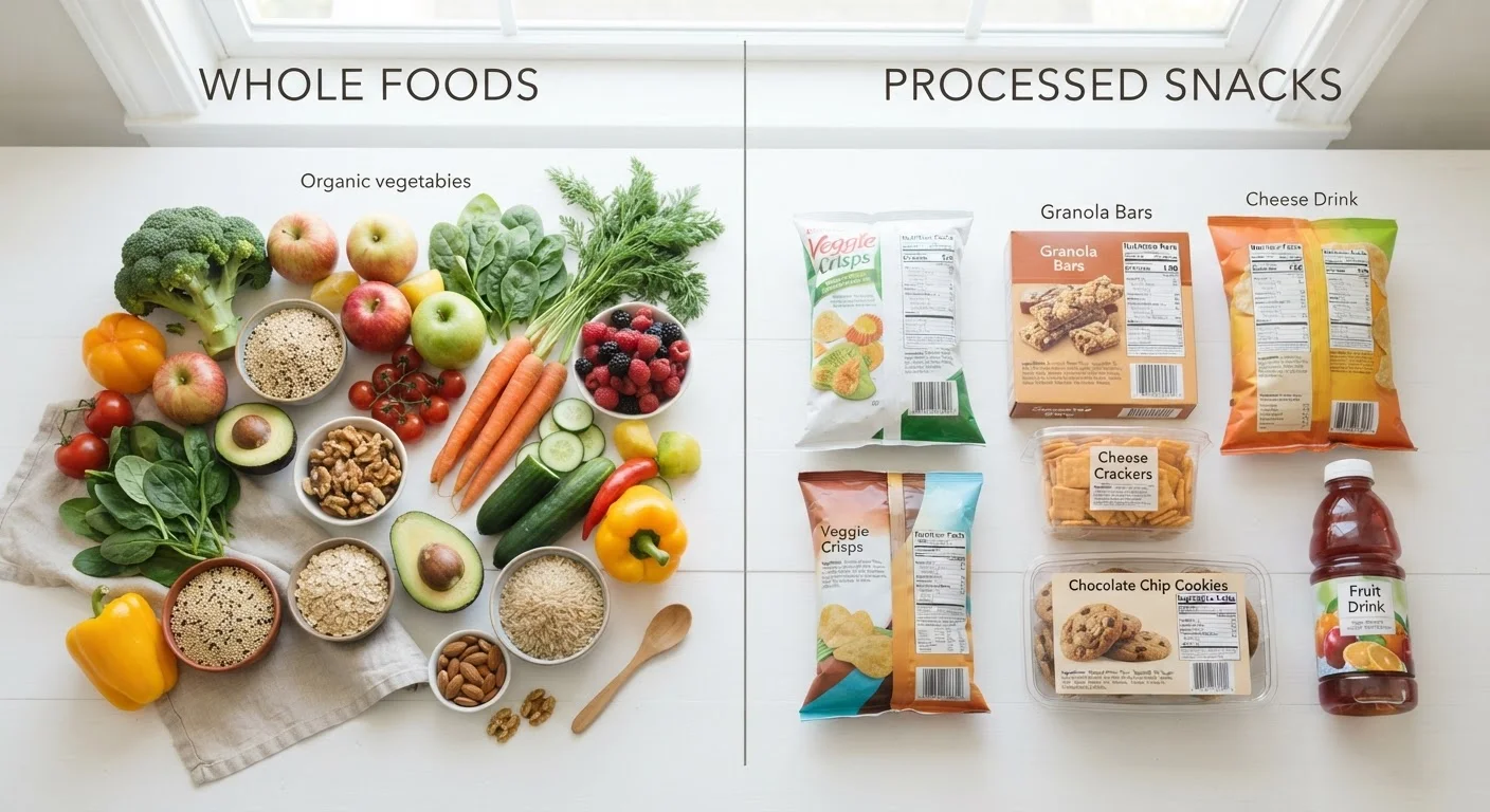 Whole Foods vs. Processed Foods: Understanding the Real Difference